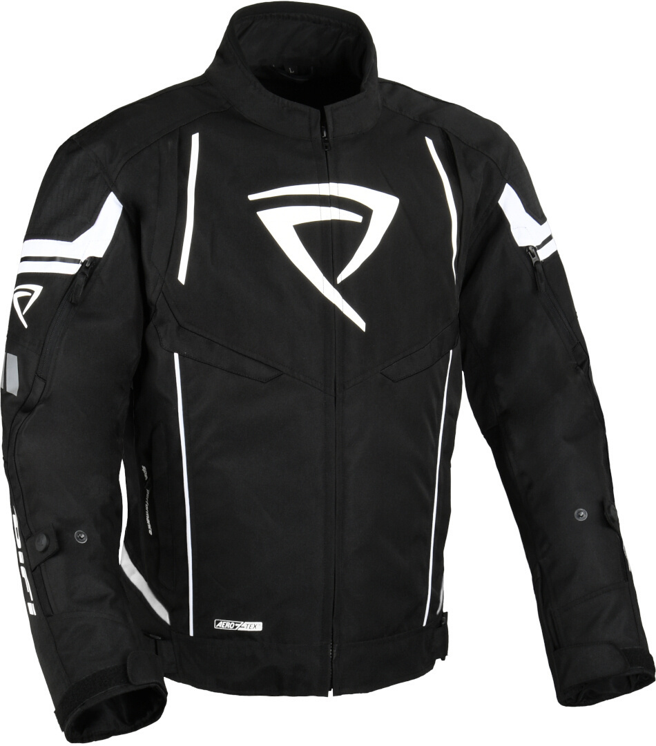 DIFI Estoril Aerotex waterproof Motorcycle Textile Jacket black/white XL Figure 1