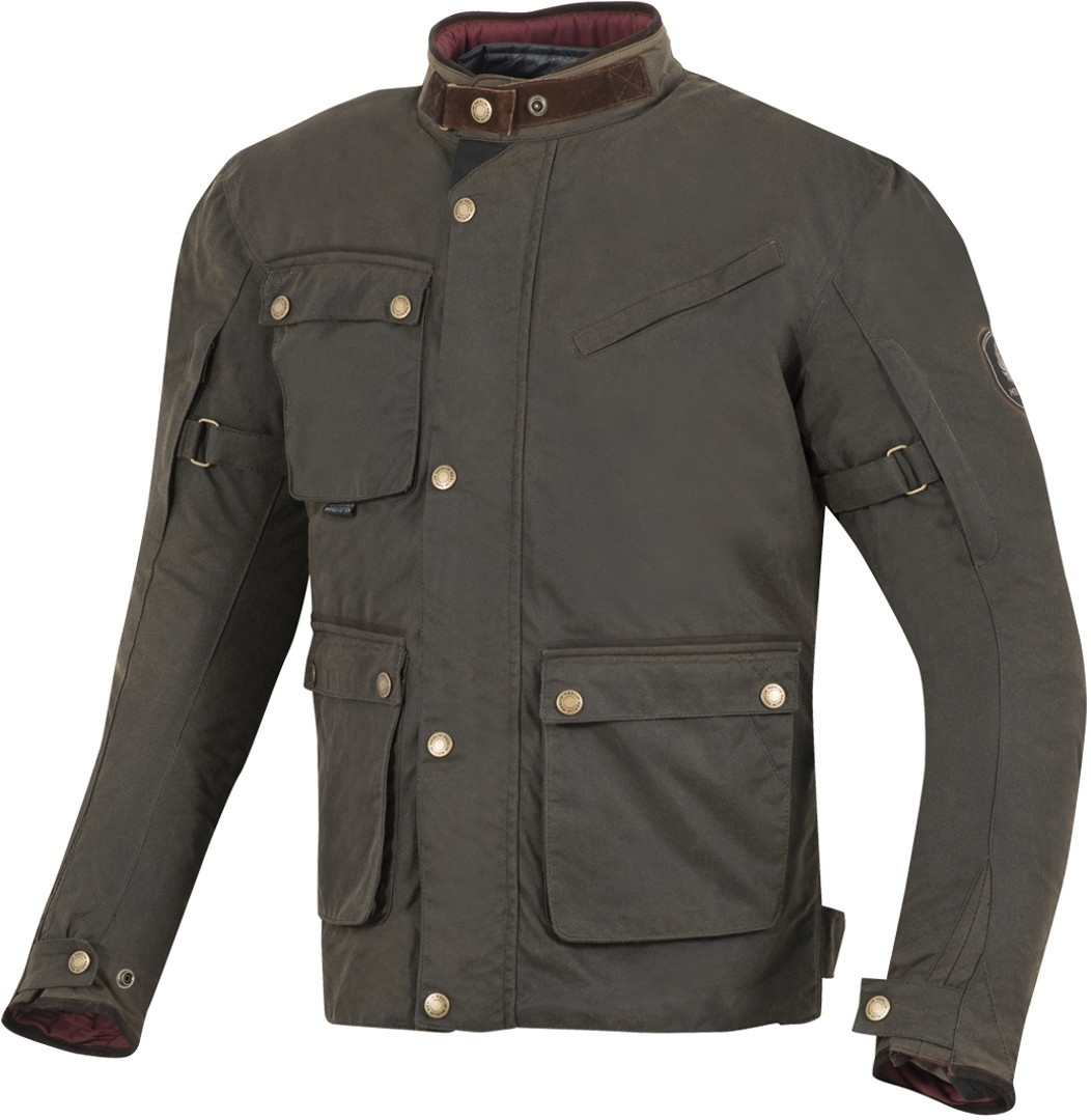 Merlin Expedition Giacca cerata moto oliva L Figura 1