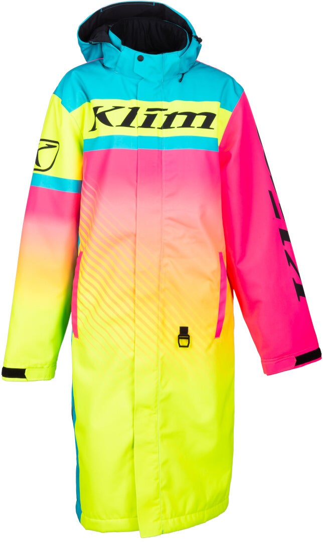 Klim Revolt 防水スノーモービルコート イエロー/ターコイズ/マゼンタ M 図5