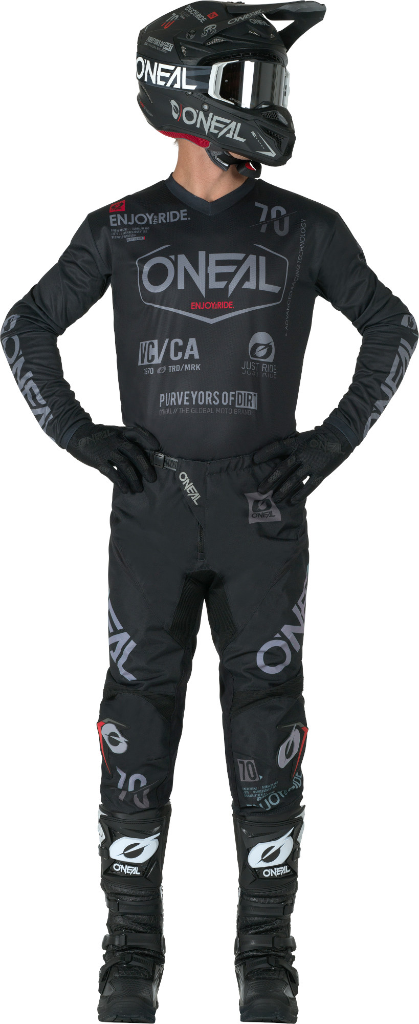Oneal ELEMENT BRAND Motocross Jersey S Abbildung 3