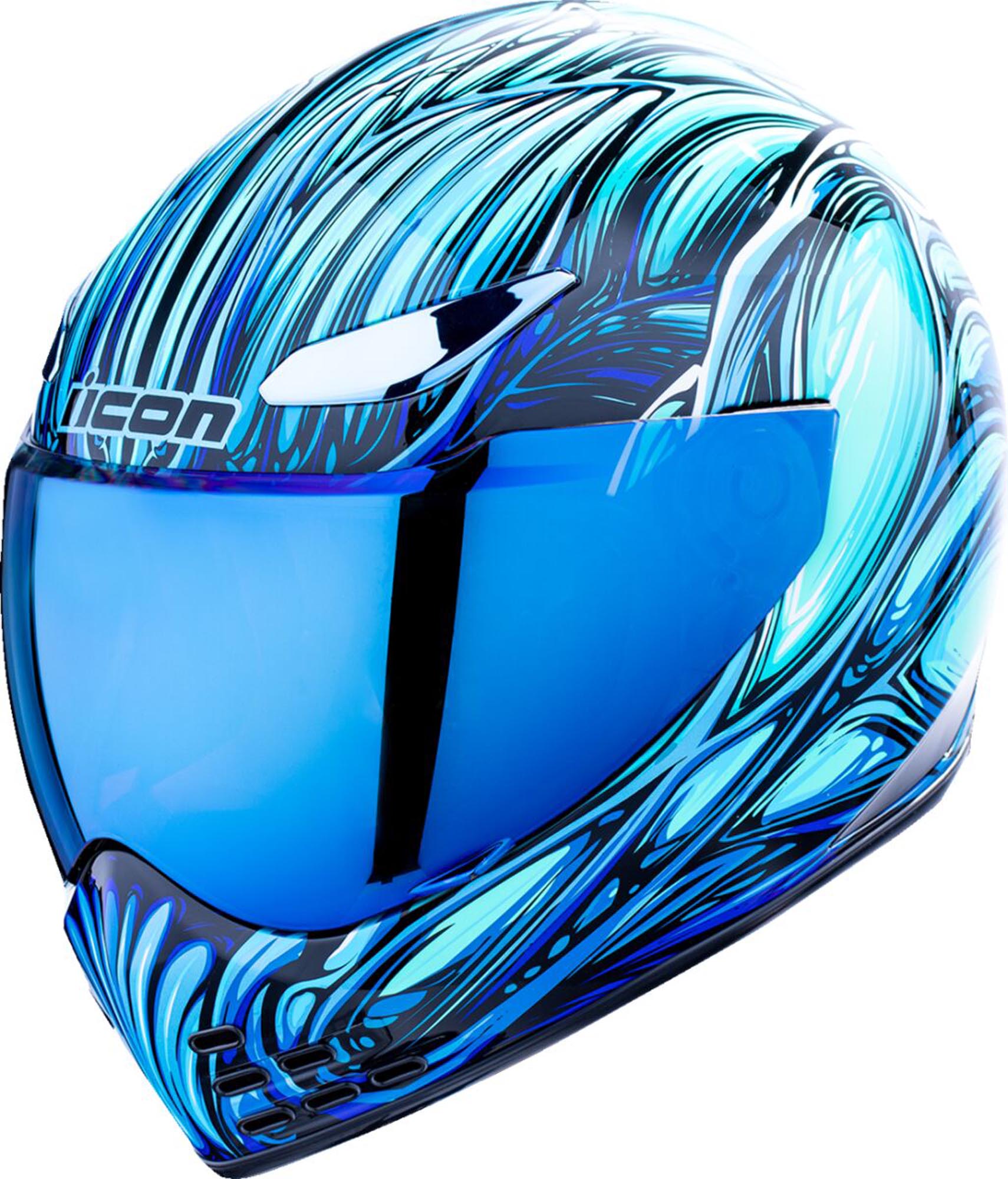 Icon Domain Nouveau Hełm niebieski L Rysunek 1