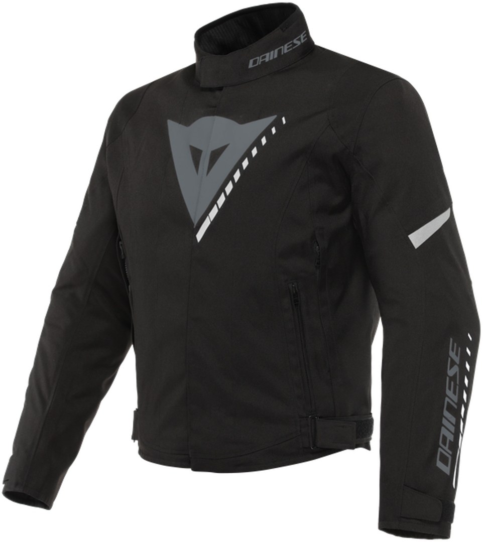 Dainese Veloce D-Dry Motorcycle Textile Jacket black/grey/white 48 Figure 1