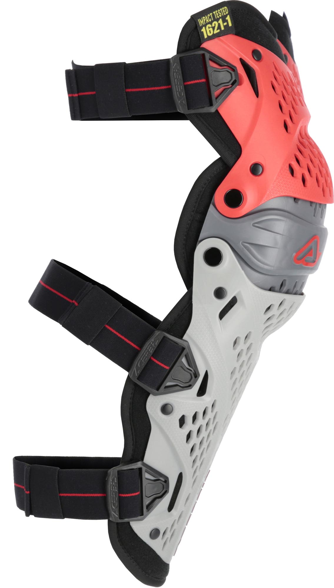 Acerbis Impact Pro Protecții pentru genunchi Roșu/Gri Figura 3