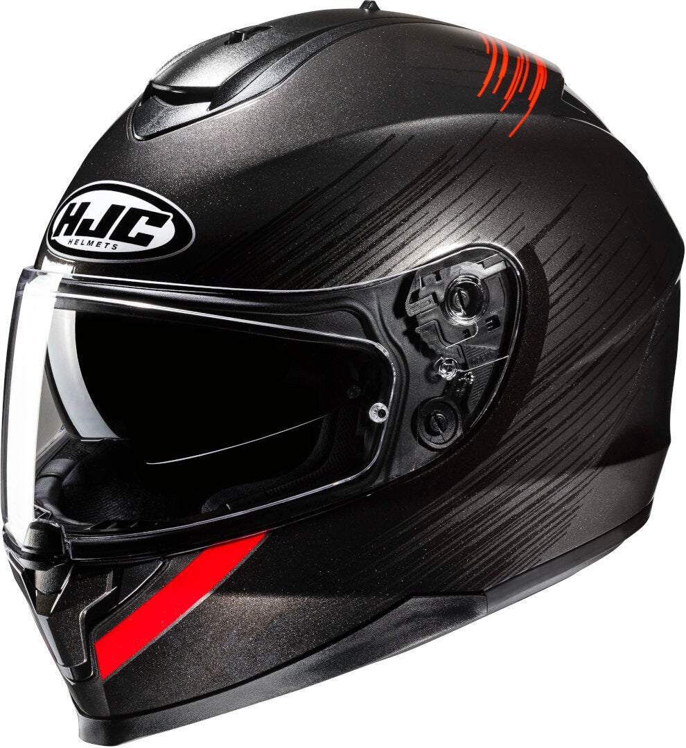 HJC C70N Sway Casco nero/rosso XL (60/61) Figura 1
