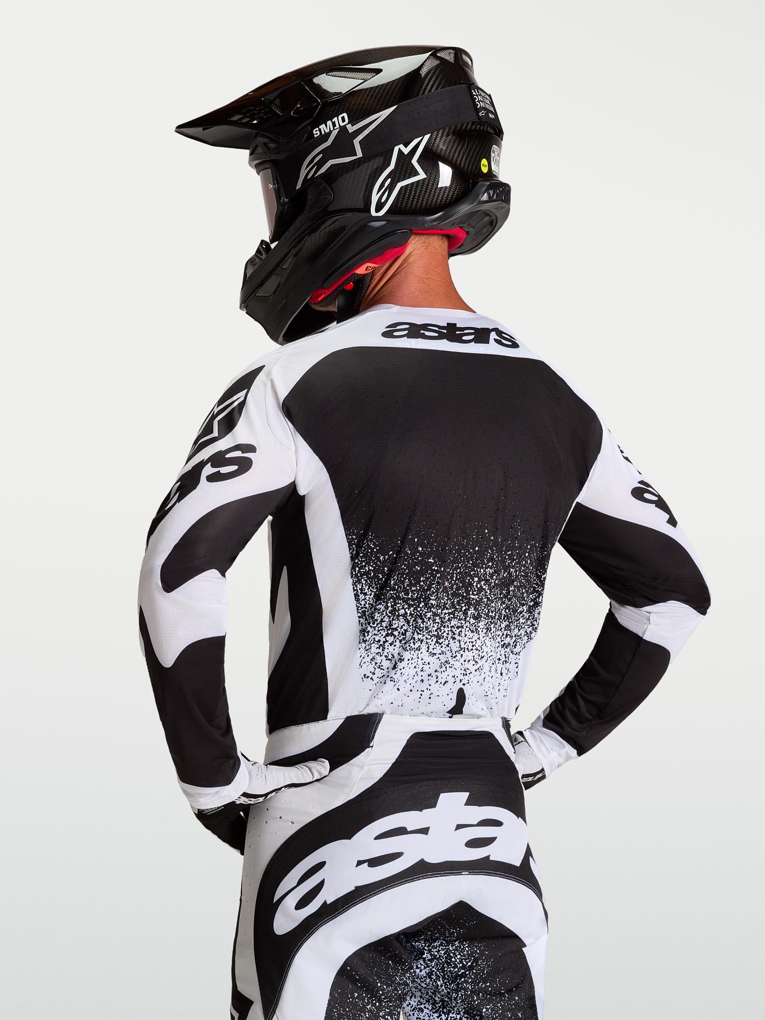Alpinestars Techstar Swan Motocrosstrøje hvid/sort S Figur 9