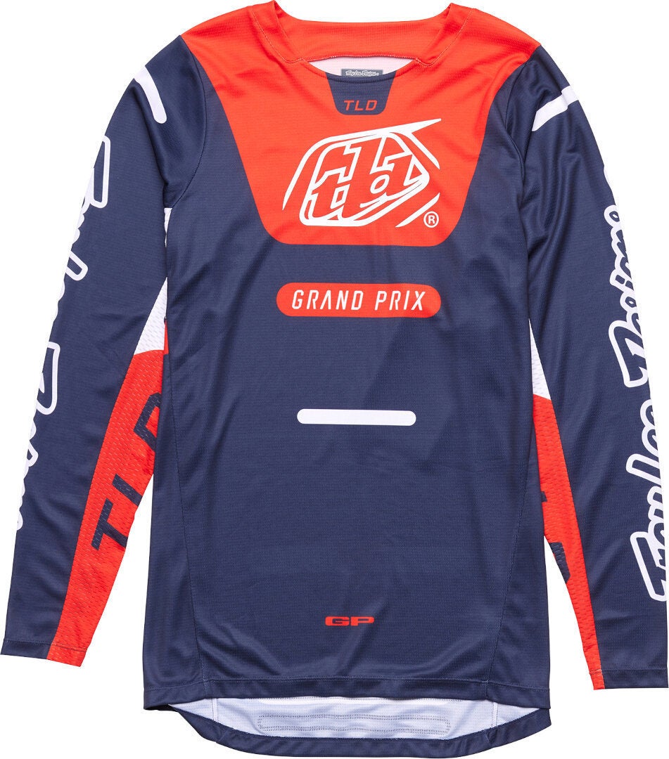 Troy Lee Designs GP Pro Blends Motocross trøje blå/orange M Figur 1