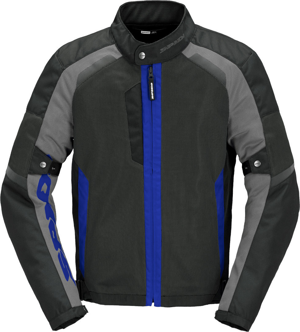 Spidi Tek Net Motorcycle Jacket black/grey/blue L Figure 1