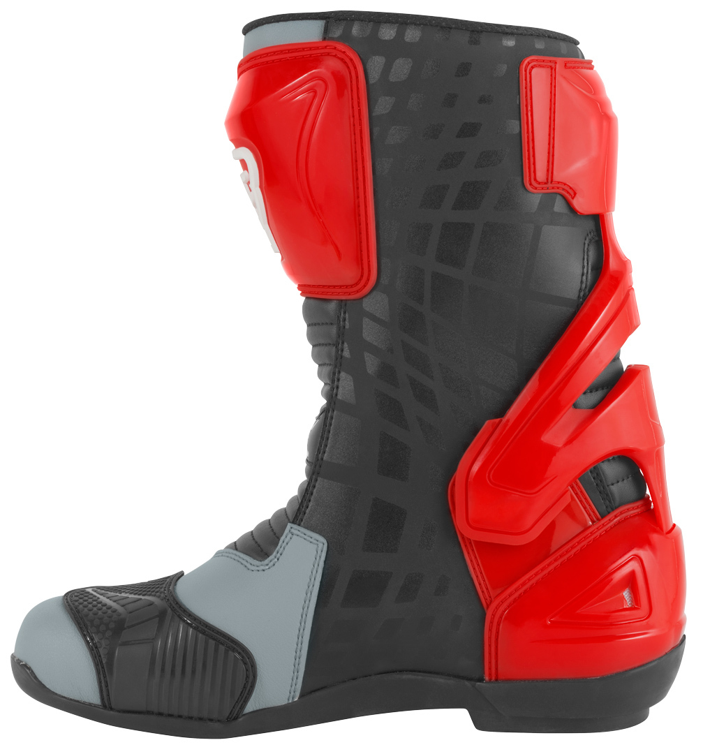 Bogotto Donington Motorcycle Boots grey/black/red 41 Figure 3