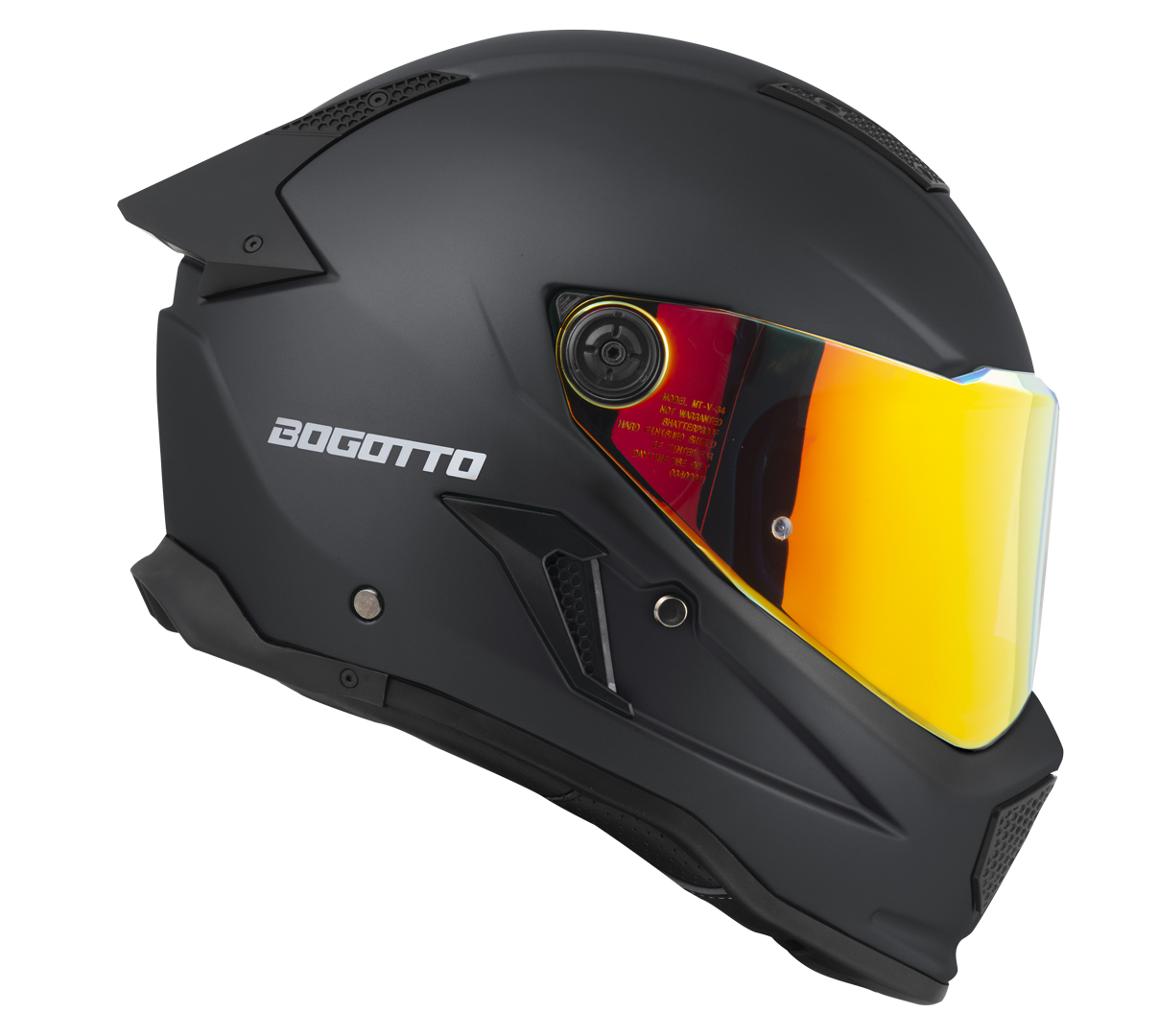 Bogotto Rapto Cască Black matt XS Figura 10