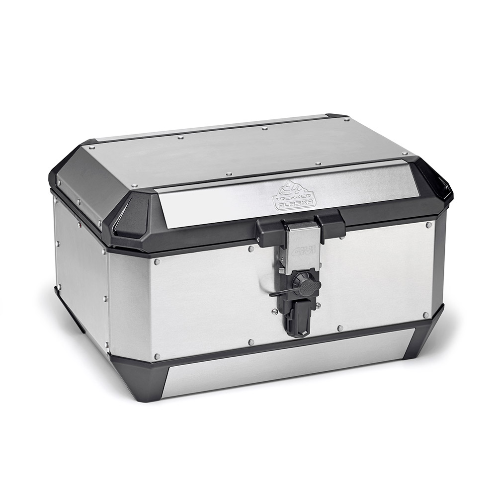 GIVI Trekker 56 Alaska Monokey Aluminiumtoppfodral Silver 56 Ltr. Figur 1
