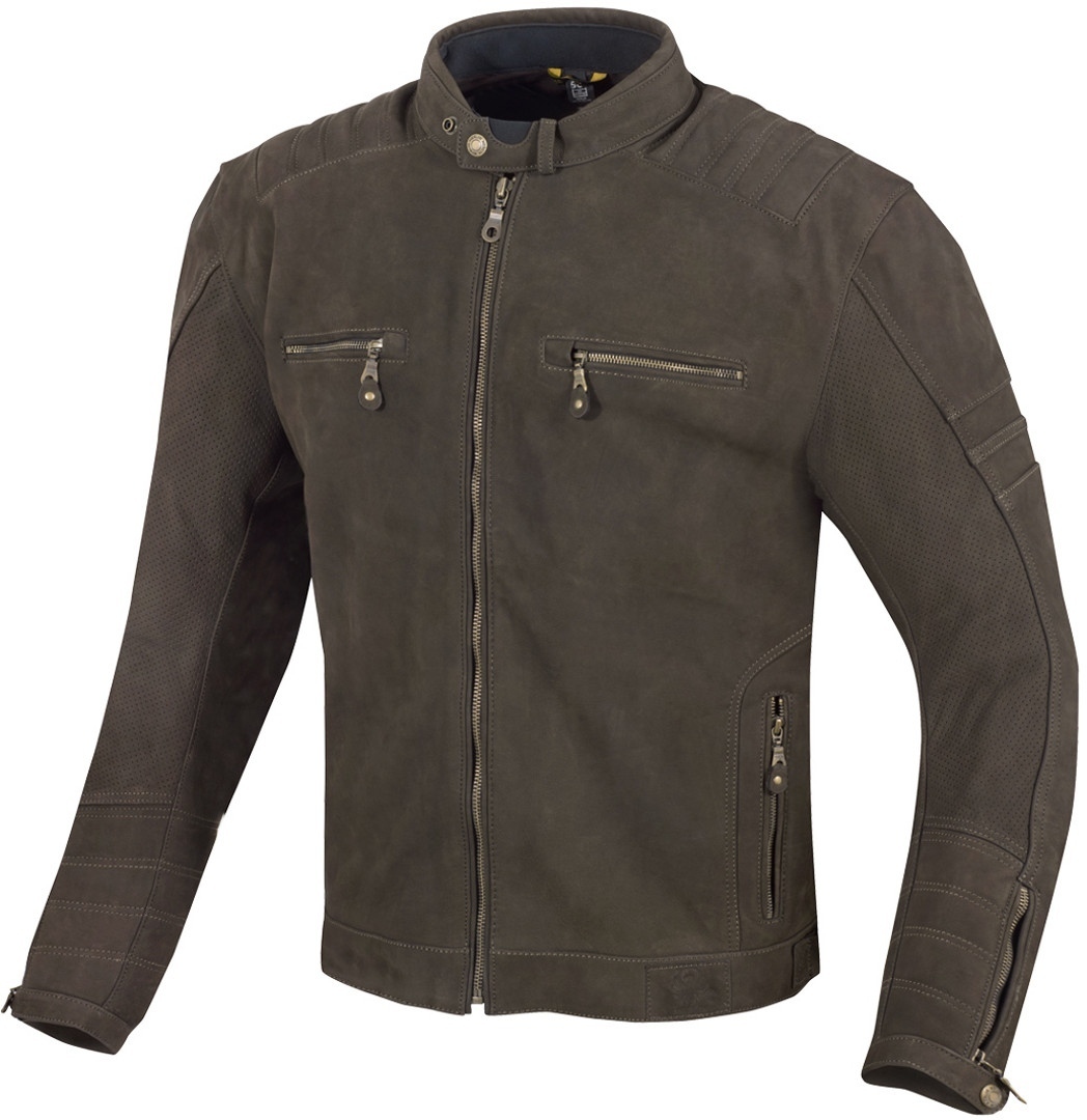 Merlin Miller Motorrad Lederjacke braun 4XL Abbildung 1
