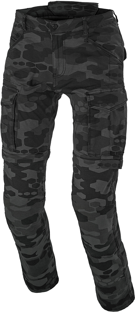 Macna Arrival Motorrad Textilhose dunkles camouflage 38 Abbildung 1