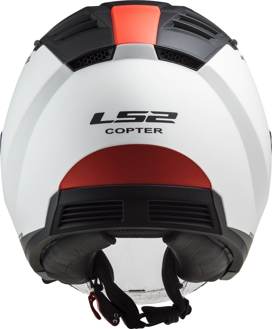 LS2 OF600 Copter II Urbane Jet Helm wit/zwart/rood M (57/58) Figuur 4