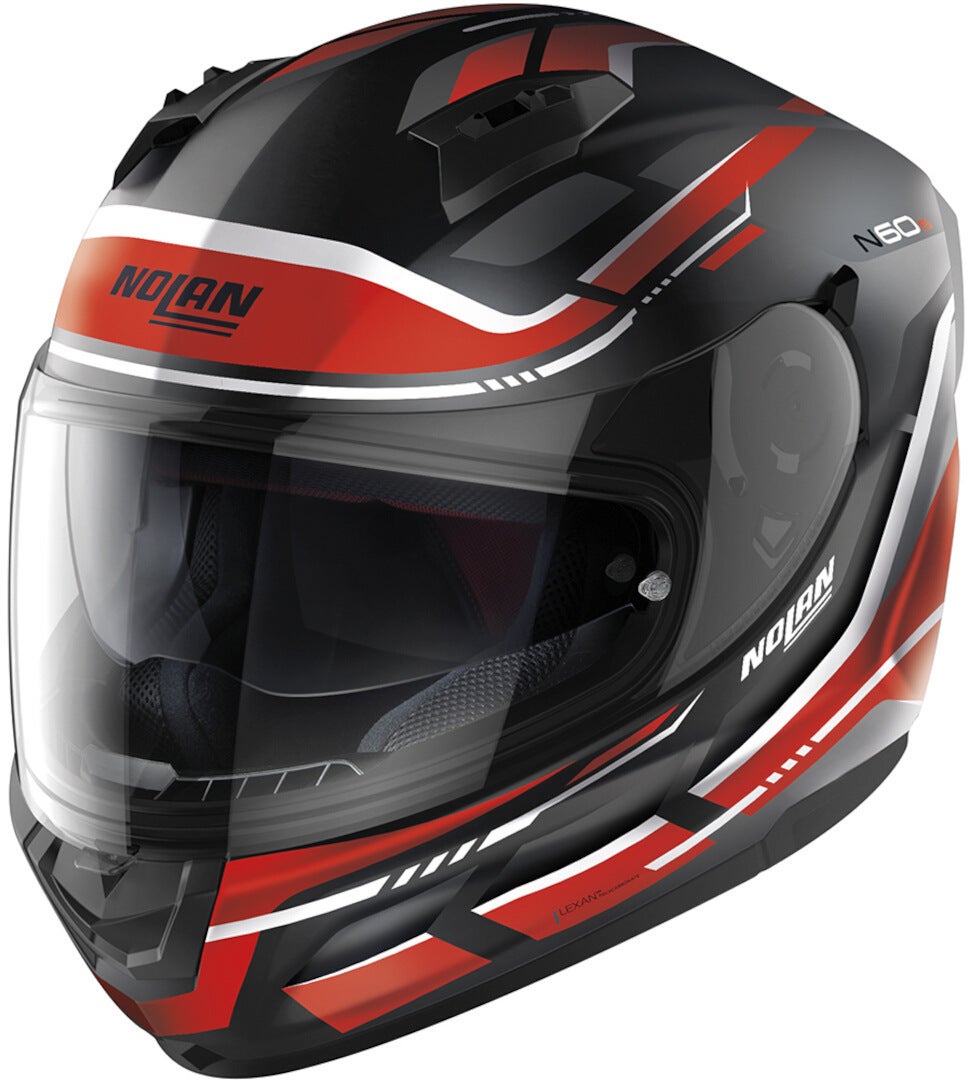 Nolan N60-6 Lancer Casco nero opaco/rosso XL (62) Figura 1
