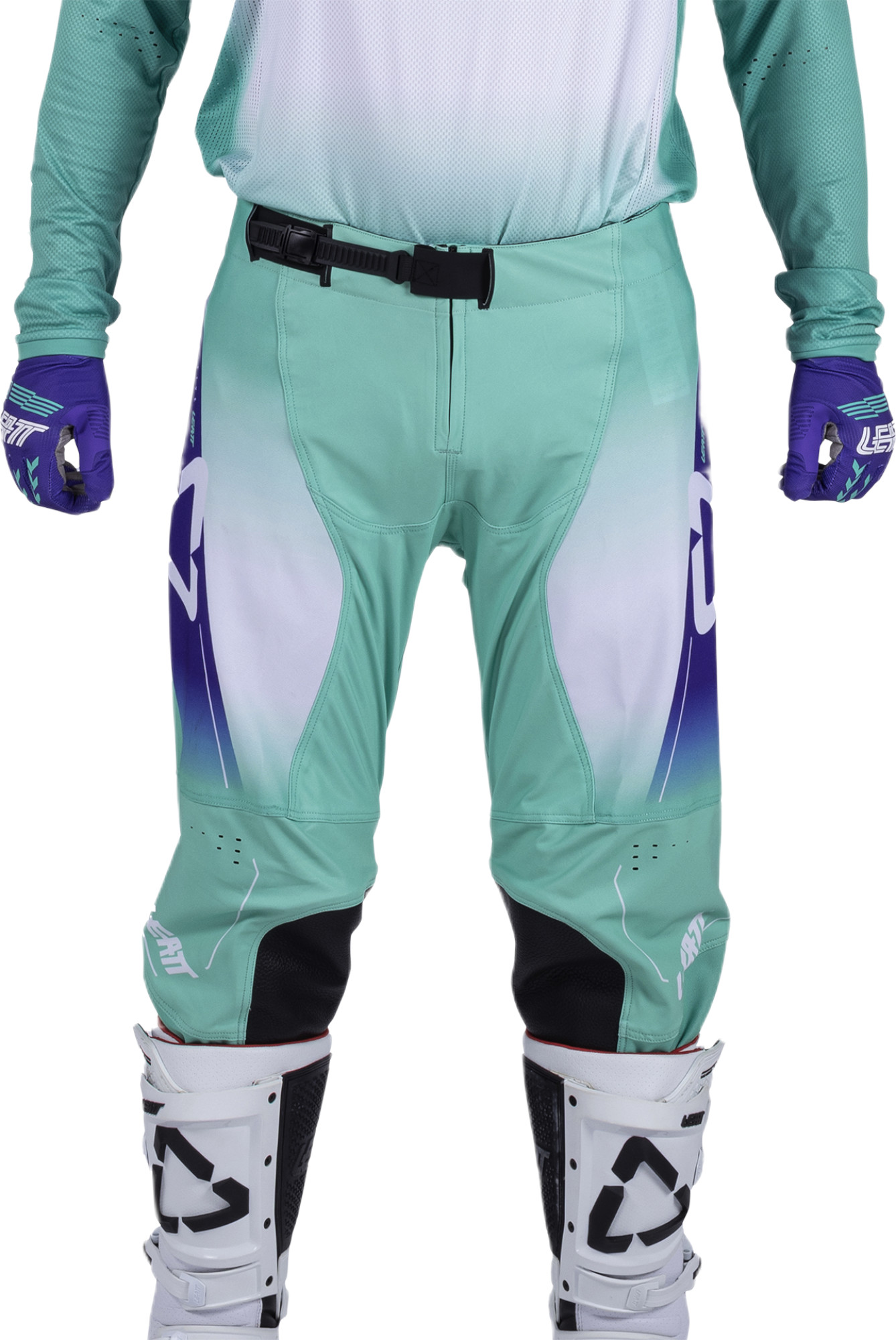 Leatt Moto 4.5 V26 Pantaloni de motocross mov/verde L Figura 3