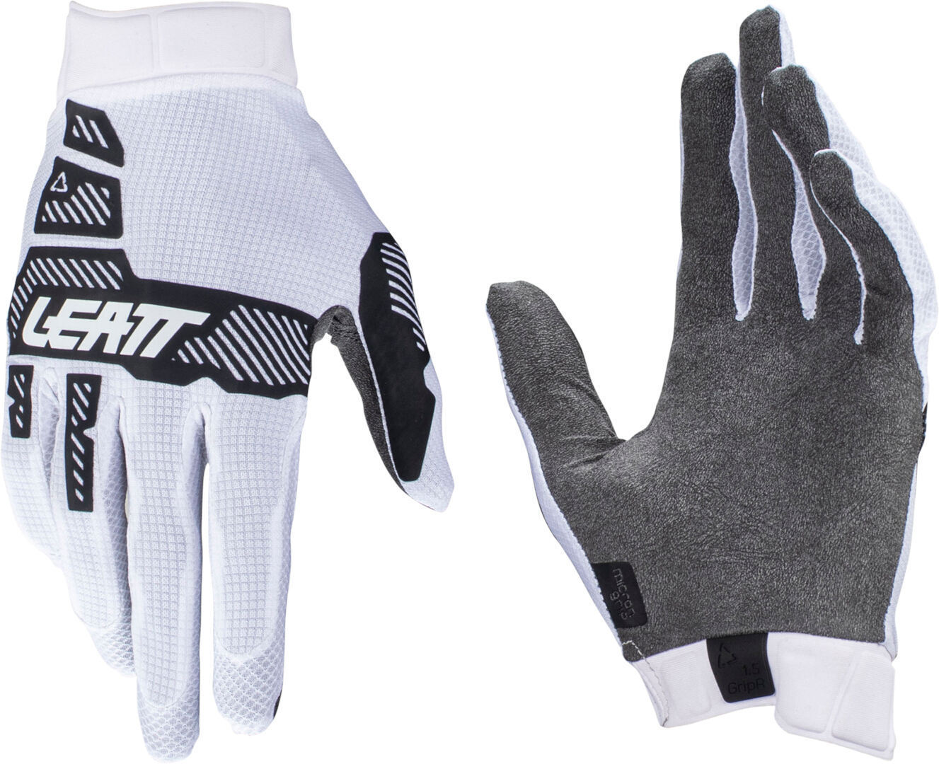 Leatt 1.5 GripR 2024 Mănuși de motocross Alb/Negru 2XL Figura 3