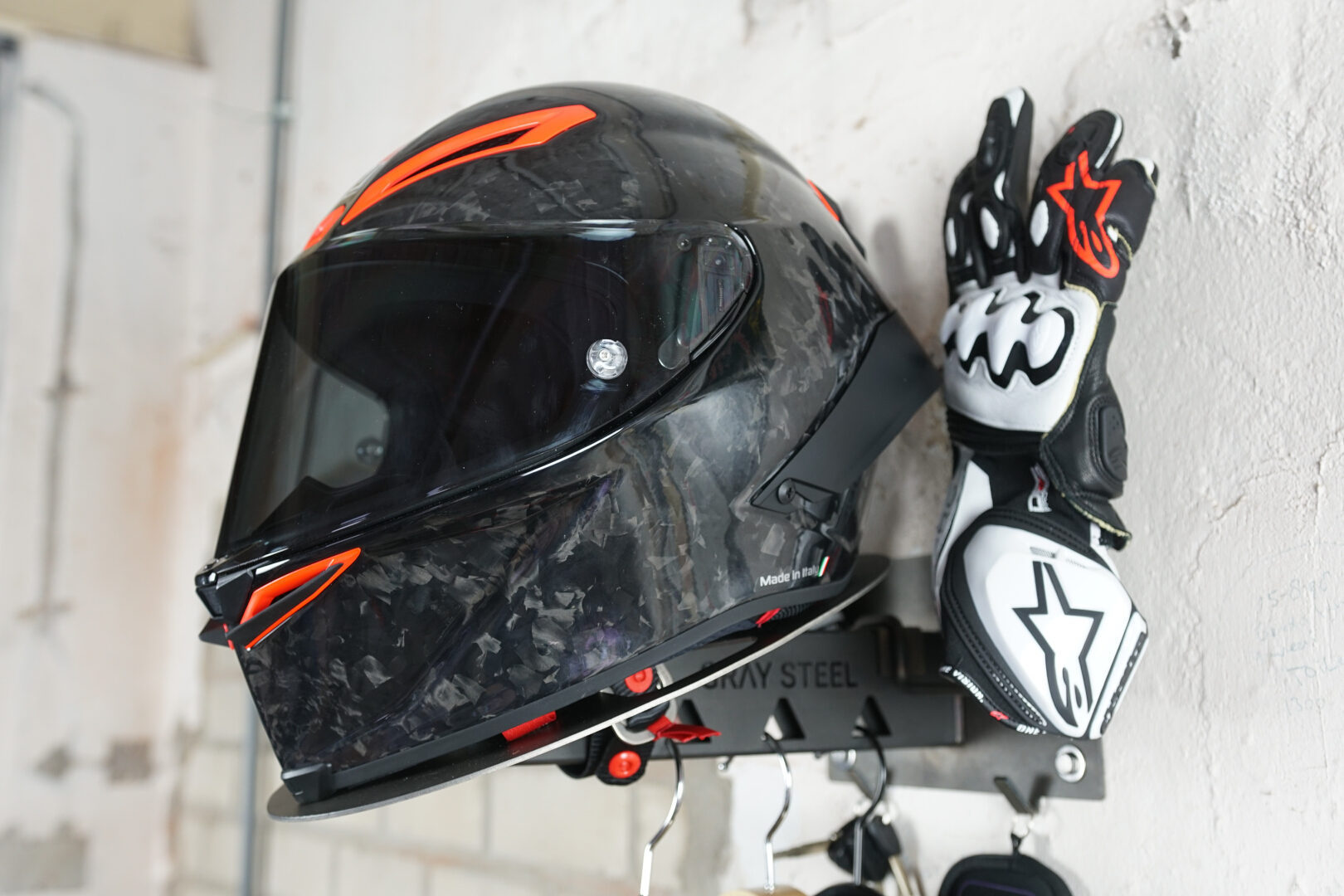 Gray Steel X7 Garderobă pentru motociclete Gri Figura 5