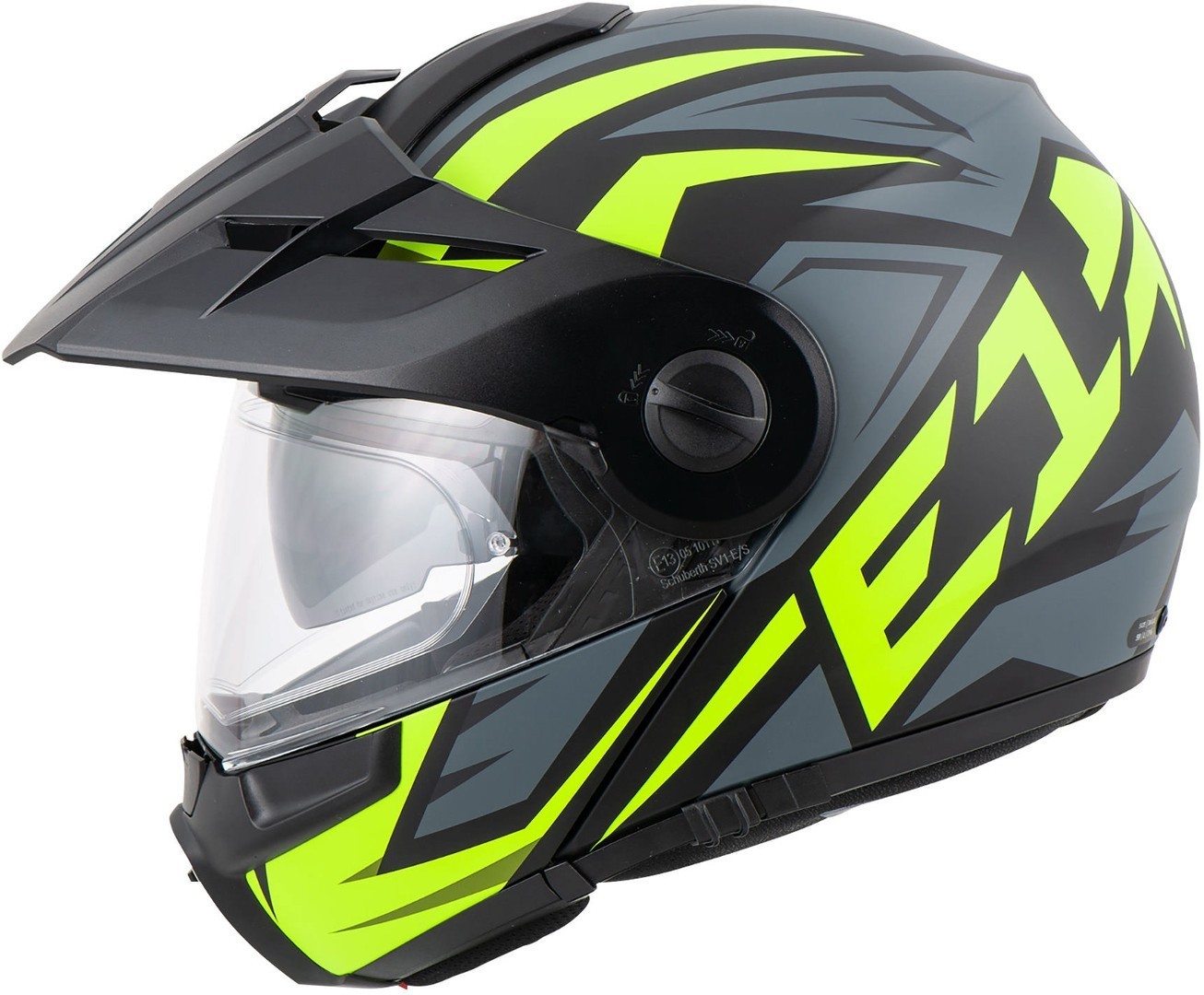 Schuberth E1 Tuareg 헬멧 옐로우 매트 남성 (57) 그림 1