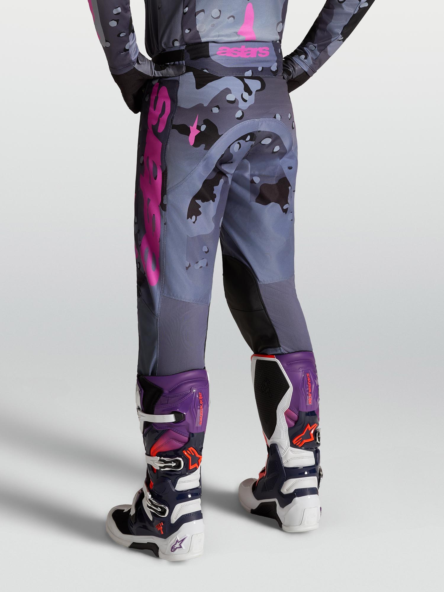 Alpinestars Racer Lone Motocross Hose grau/lila 36 Abbildung 9
