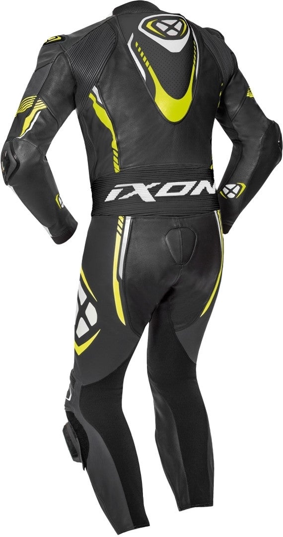 Ixon Vortex 2 One Piece Motorcycle Leather Suit black/white/yellow L Figure 2