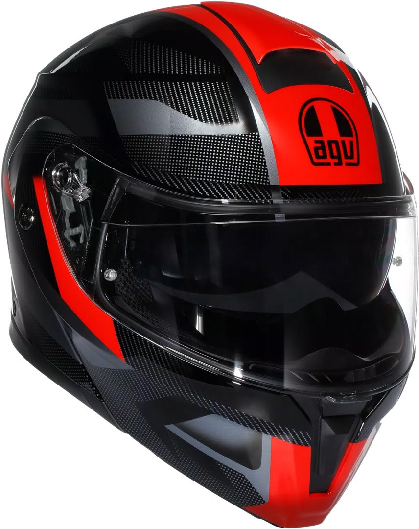 AGV Streetmodular Ledro 2.0 Hjelm sort/rød S (55/56) Figur 1