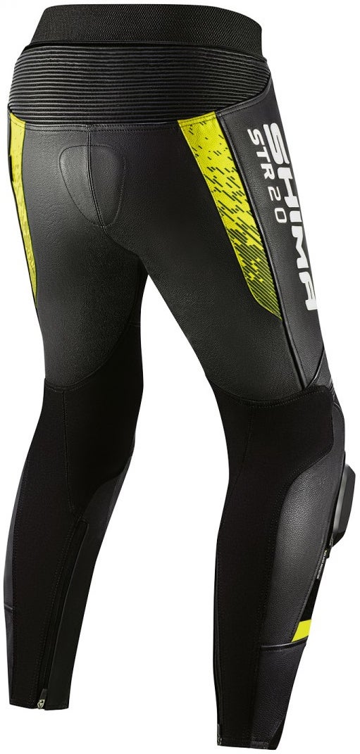 SHIMA STR 2.0 Motorrad Lederhose schwarz/gelb 52 Abbildung 2