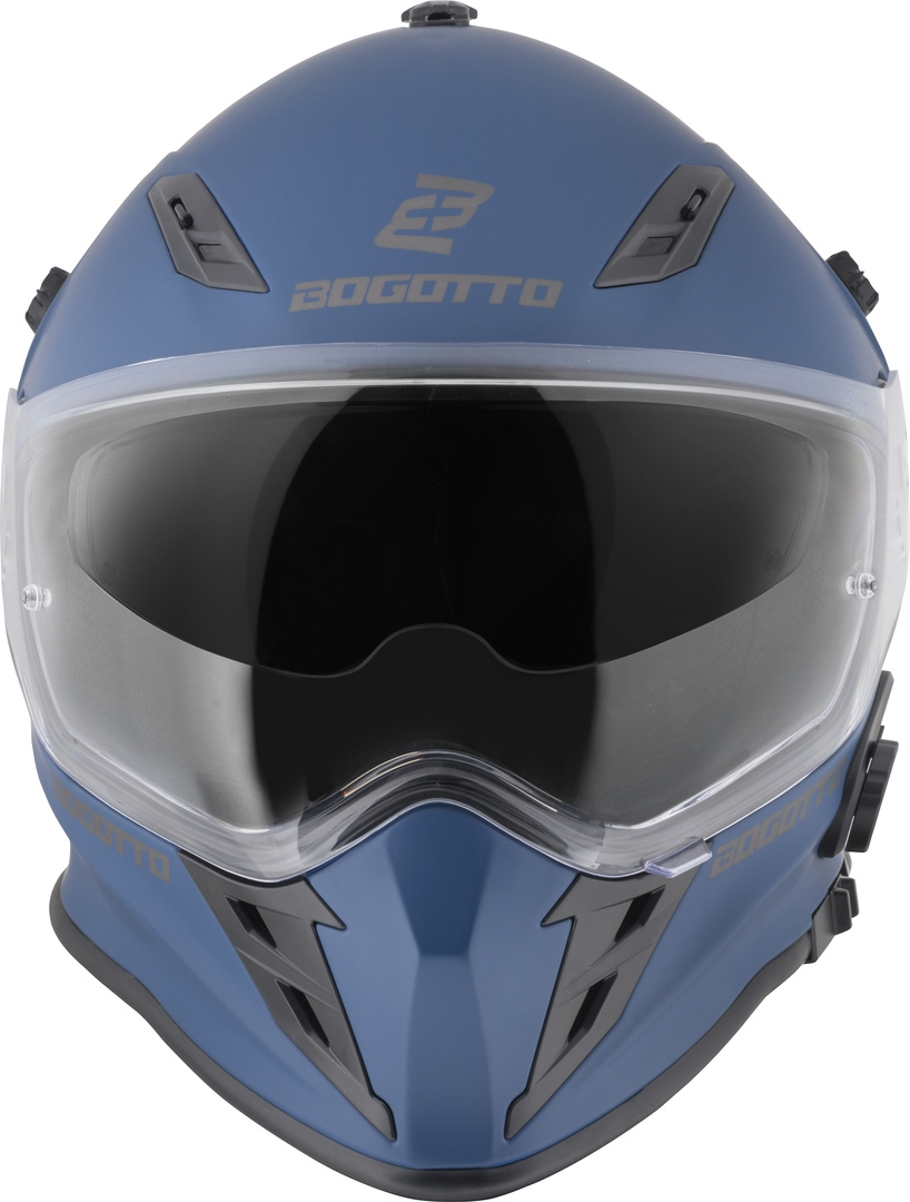 Bogotto H331 BT Bluetooth Cască Enduro Albastru mat S Figura 10