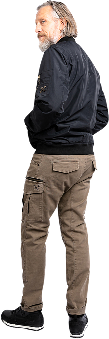 John Doe Stroker Cargo XTM Motorrad Textilhose sand 25 L30 Abbildung 11