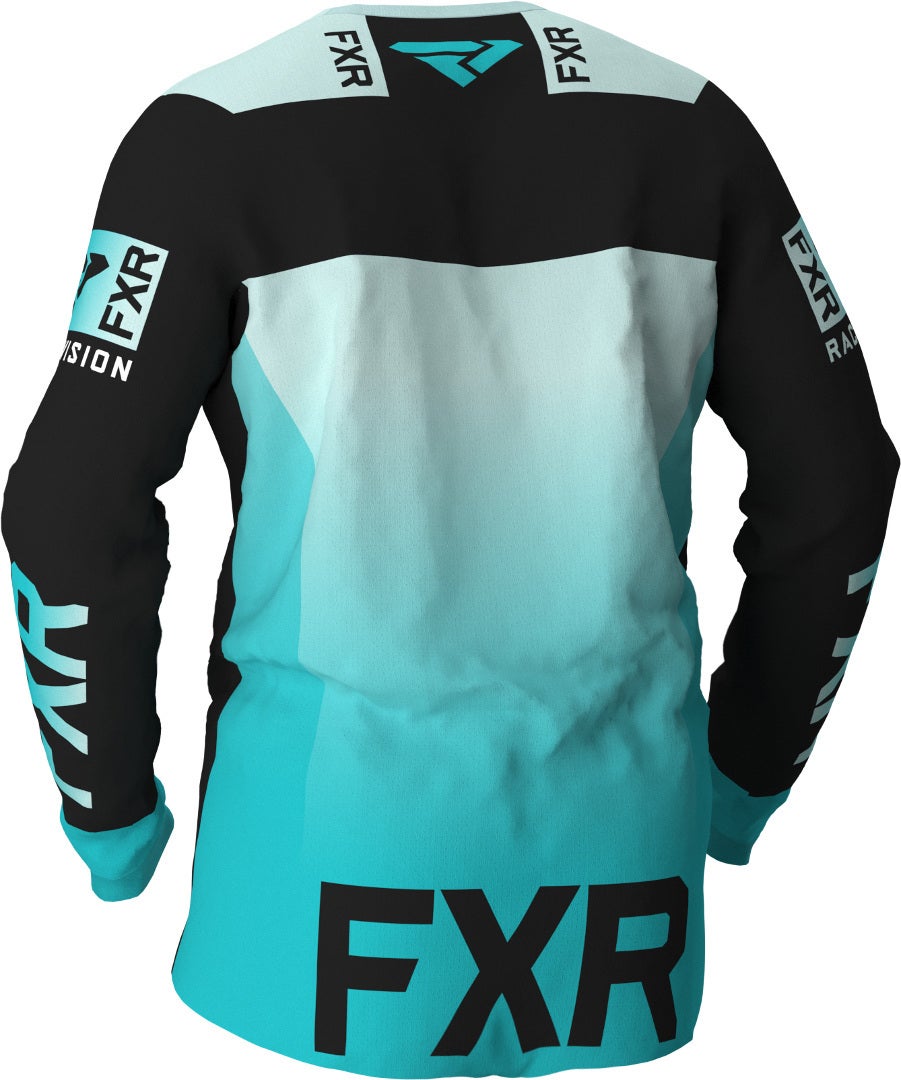 FXR Helium Maillot Motocross noir/turquoise S Figure 2