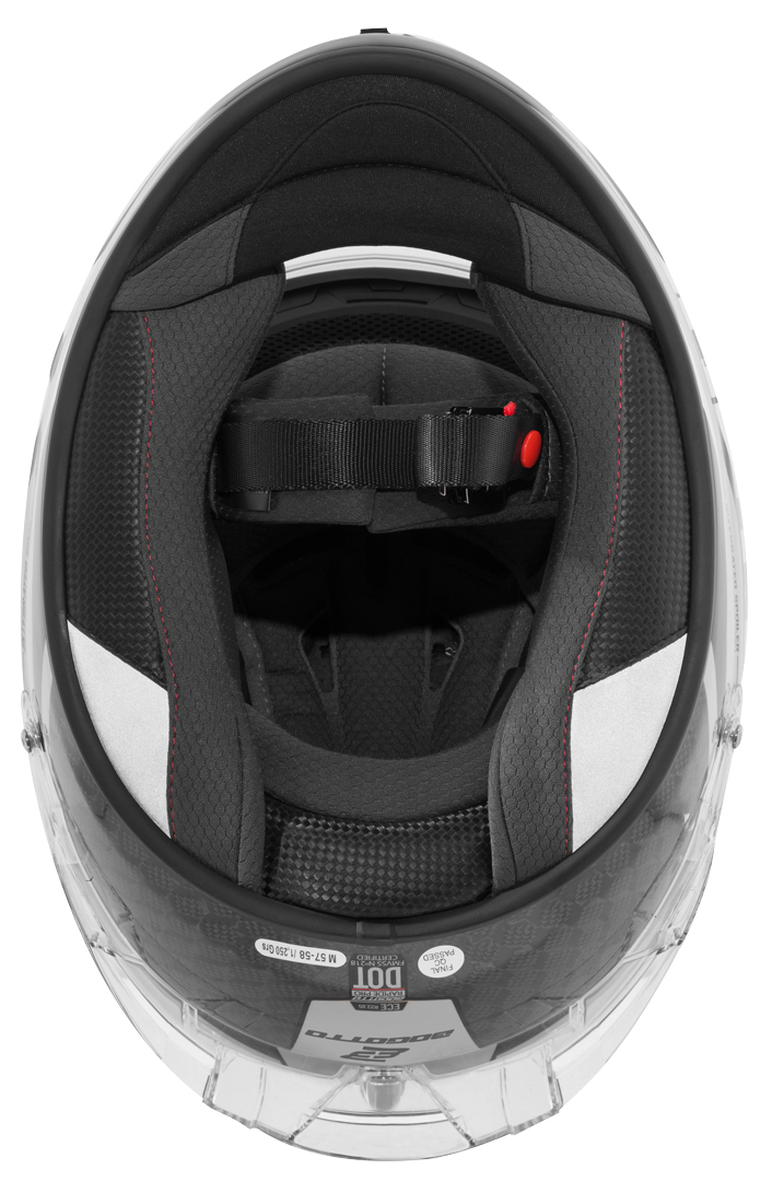 Bogotto FF104 SPN Cască de carbon Negru/Titan XS Figura 10