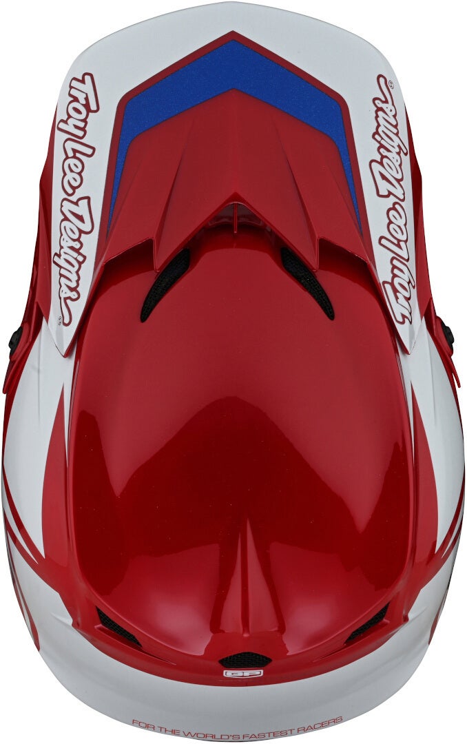 Troy Lee Designs GP Overload Motorcross helm rood/wit XL Figuur 2