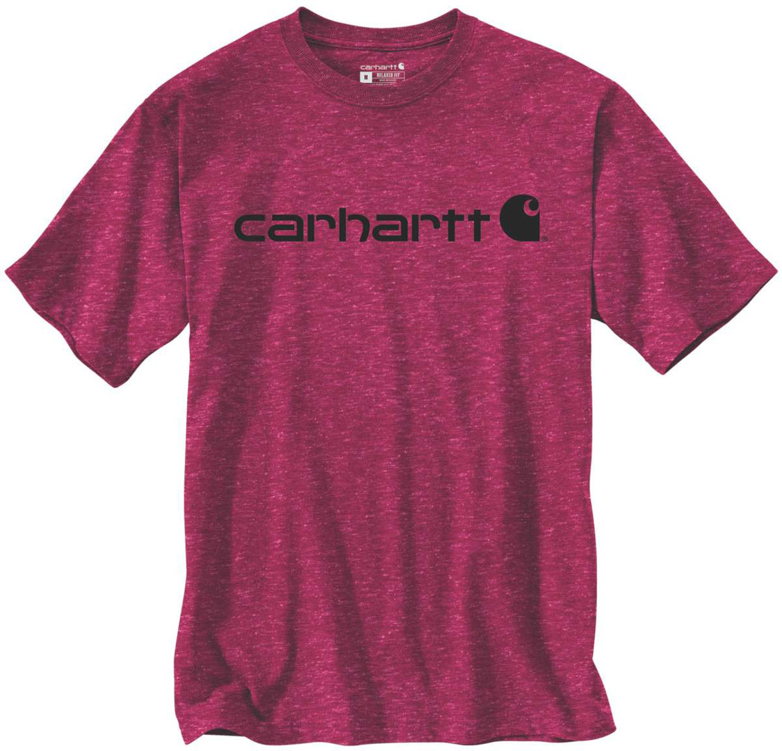 Carhartt EMEA Core Logo Workwear Short Sleeve Tricou violet XS Figura 1
