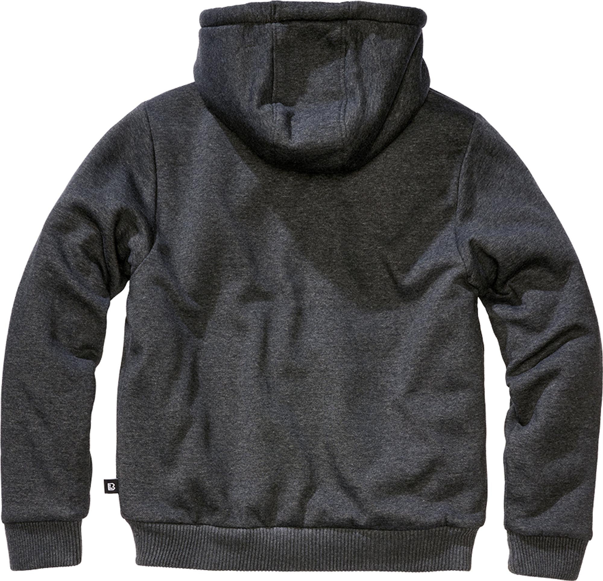 Brandit 泰迪运动夹克 黑色混色 7XL 图2