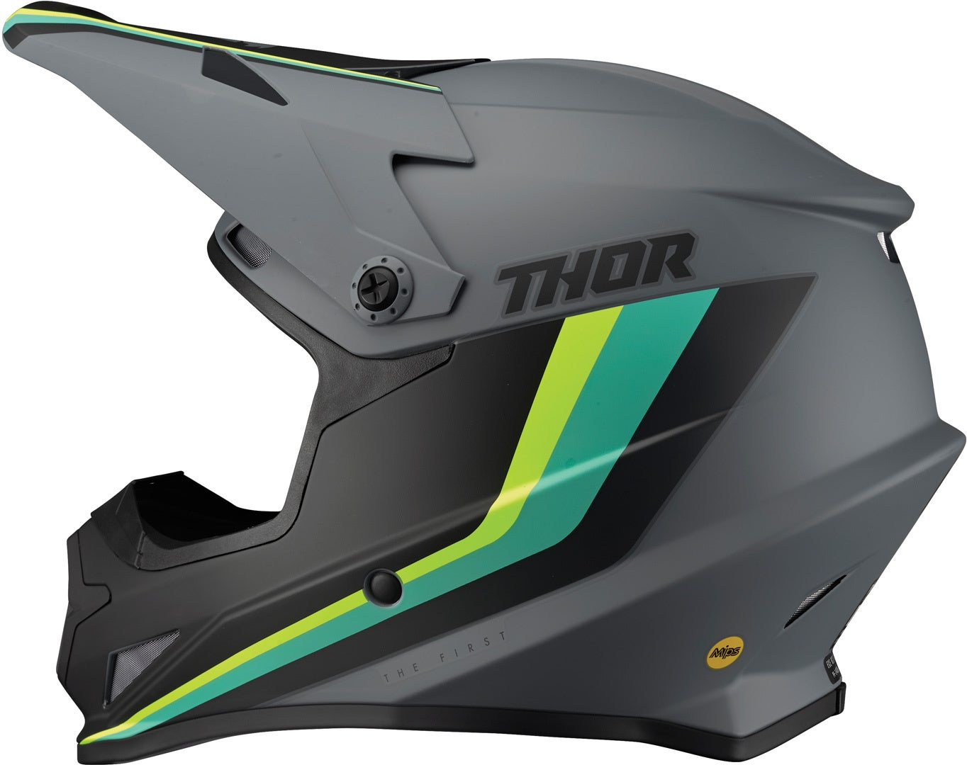 Thor Sector Runner MIPS Motocross hjelm grå/grøn M (57/58) Figur 4