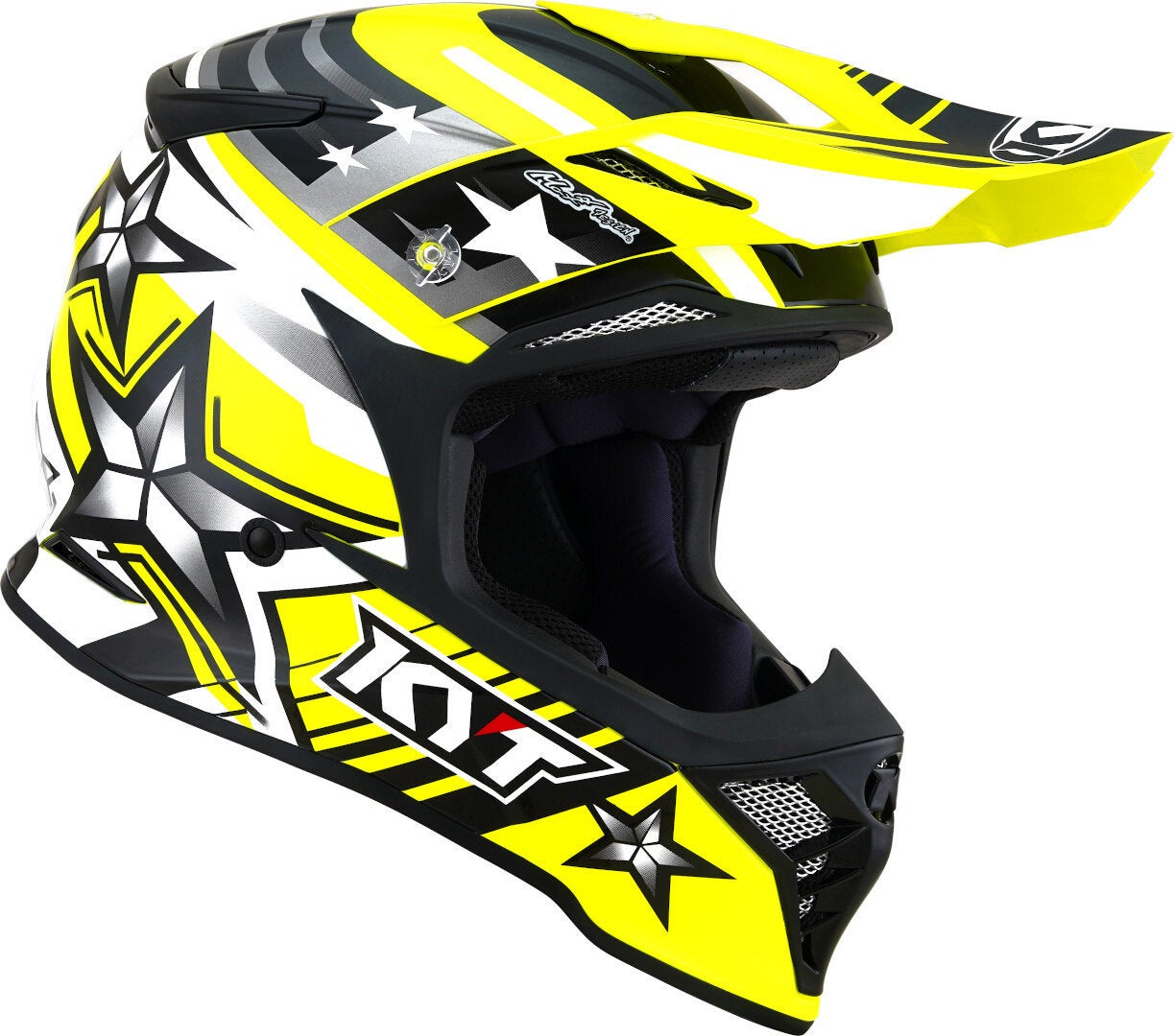 KYT Skyhawk Ardor Casco motocross giallo M (57/58) Figura 7