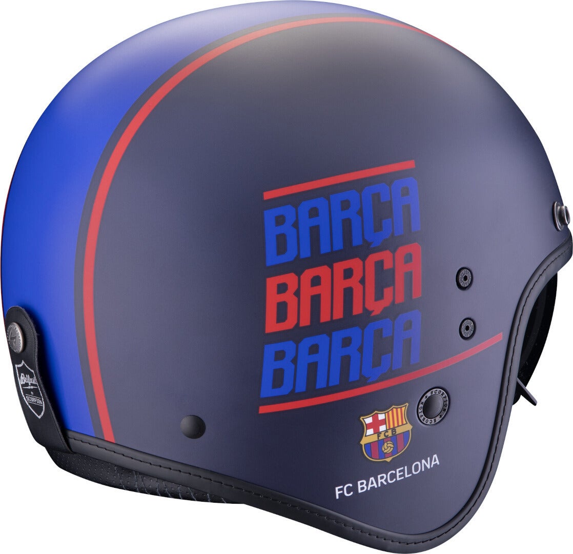 Scorpion Belfast Evo FC Barcelona Jet Helmet blue matt/red M (57/58) Figure 3