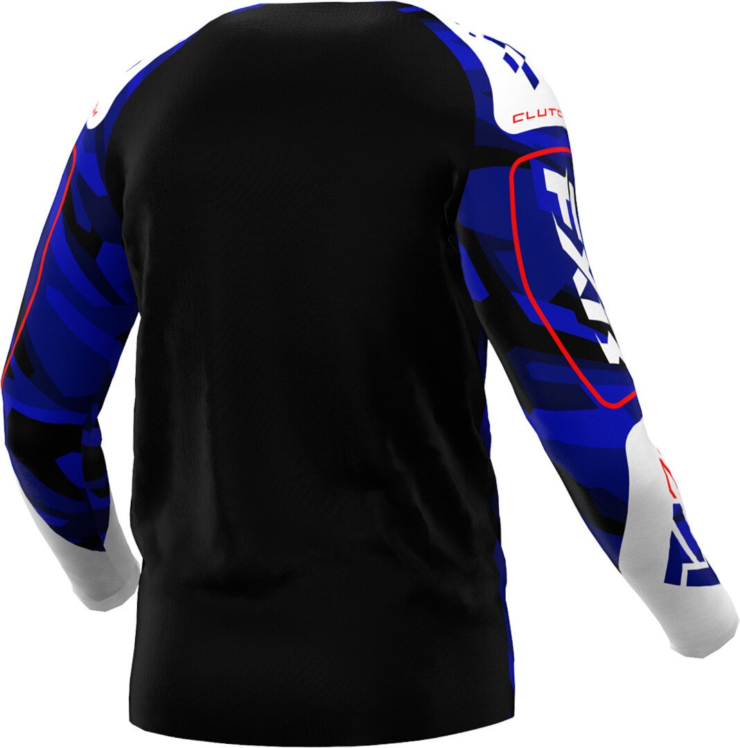 FXR Clutch 2025 Motocross Jersey blue/white/red L Figure 2