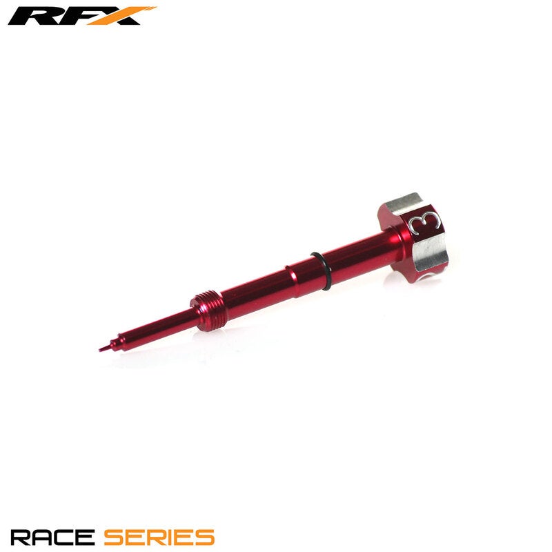 Rfx Red Race Fuel Mixture Screw (Red) For Keihin Fcr Carburettor