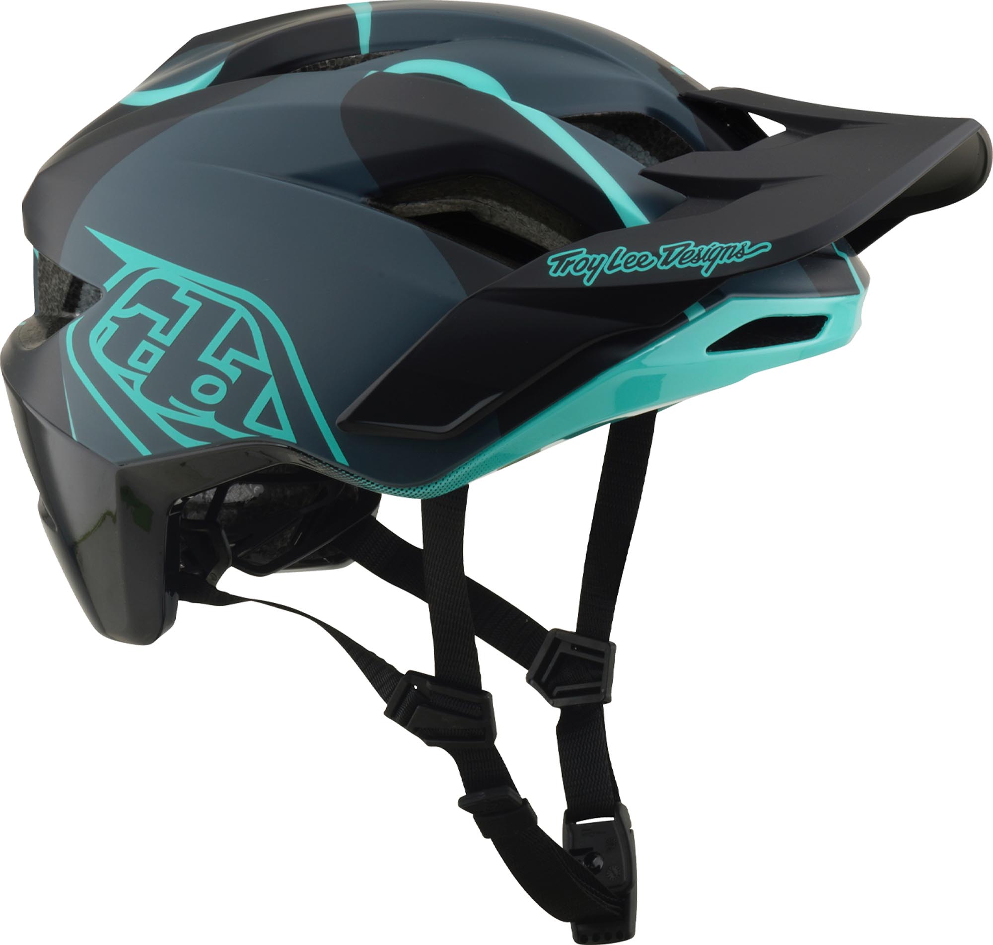 Troy Lee Designs Mips Flowline SE Badge Cască de bicicletă albastru închis/turcoaz M-L (57/59) Figura 2