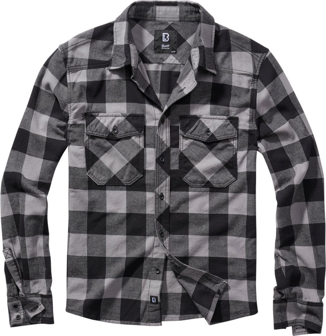 Brandit Check Hemd schwarz/grau 7XL Abbildung 1