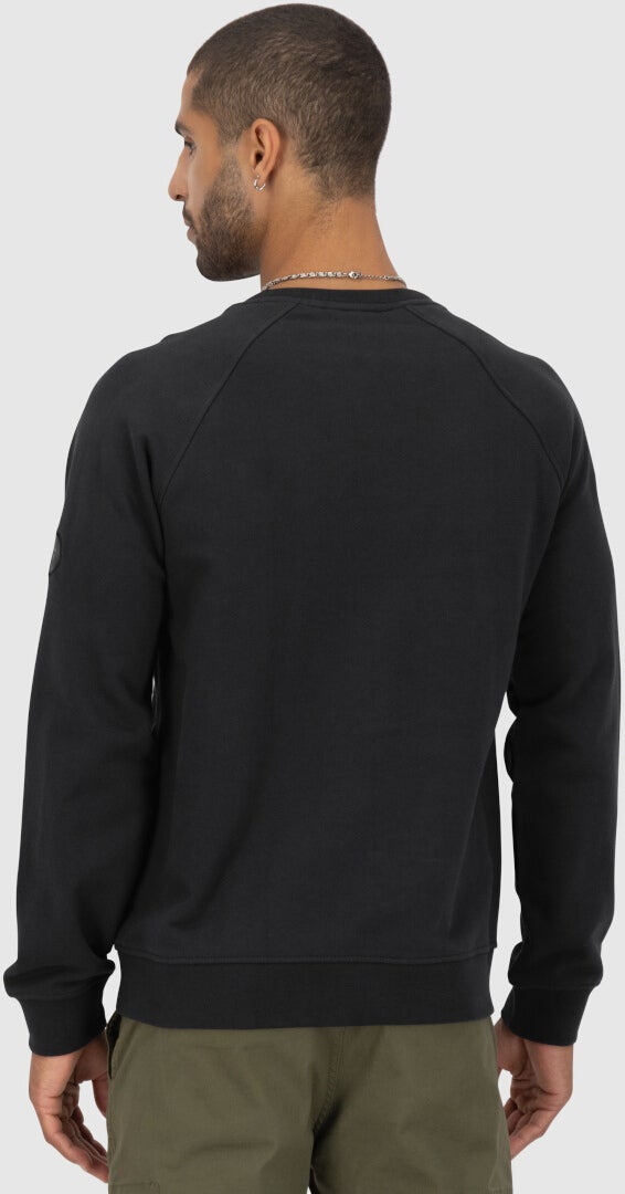 Alife And Kickin FabioAK A French Terry Sweatshirt Sweatshirt Sort L Figur 4
