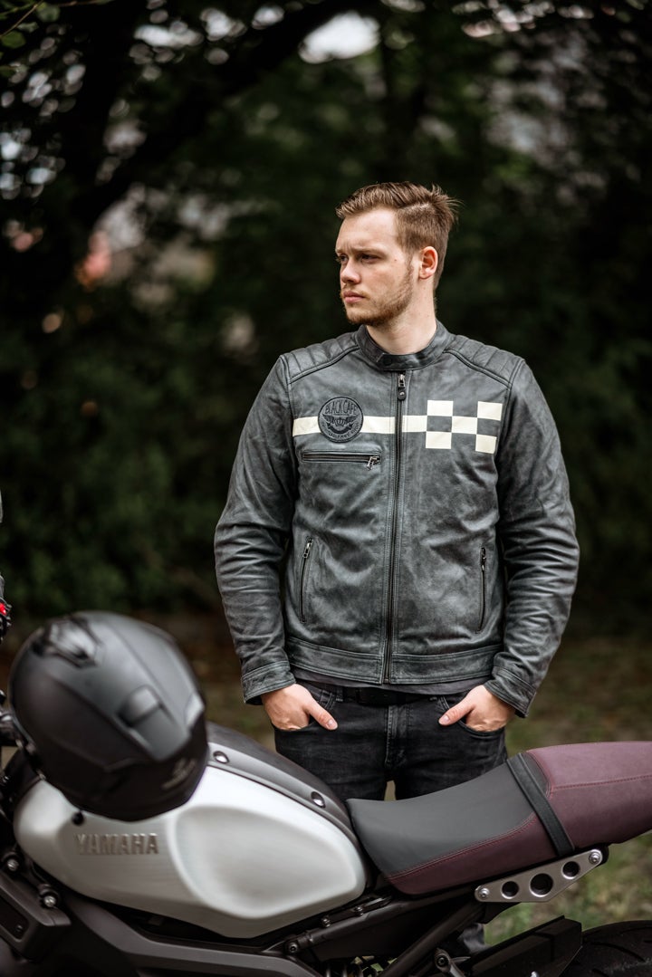 Black-Cafe London SevenT Motorrad Lederjacke 52 Abbildung 4