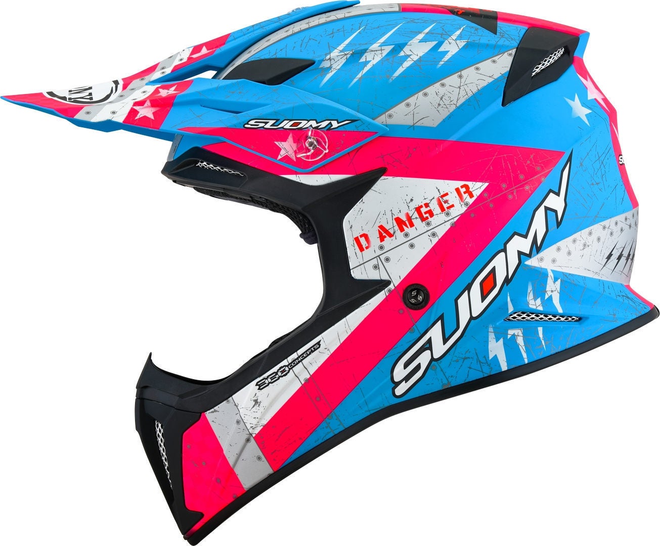 Suomy X-Wing Jetfighter Casco Motocross rosa opaco XL (61/62) Figura 4