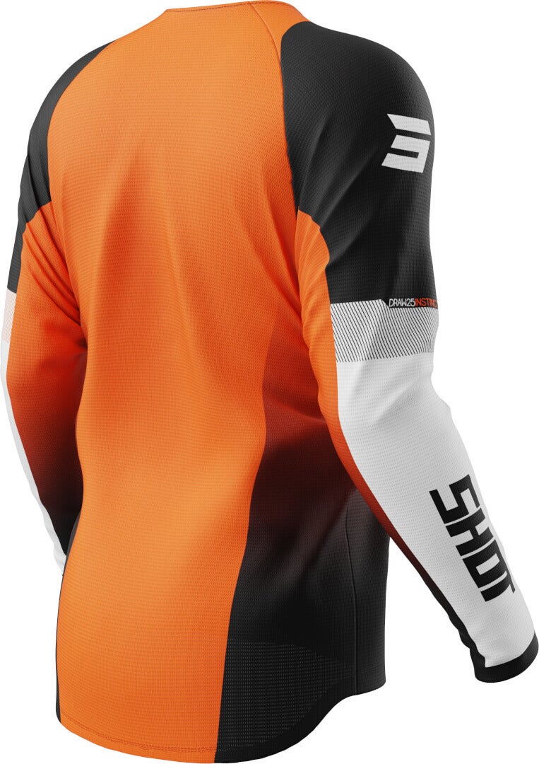 Shot Draw Instinct Maillot de motocross noir/orange L Figure 2