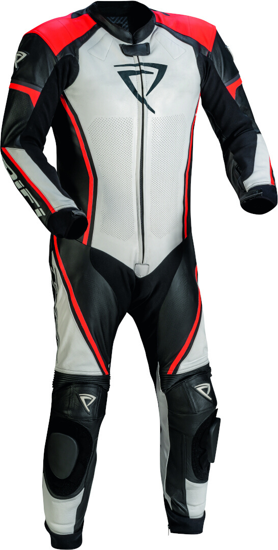 DIFI Imola perforated One Piece Motorcycle Leather Suit black/white/red 60 Figure 1