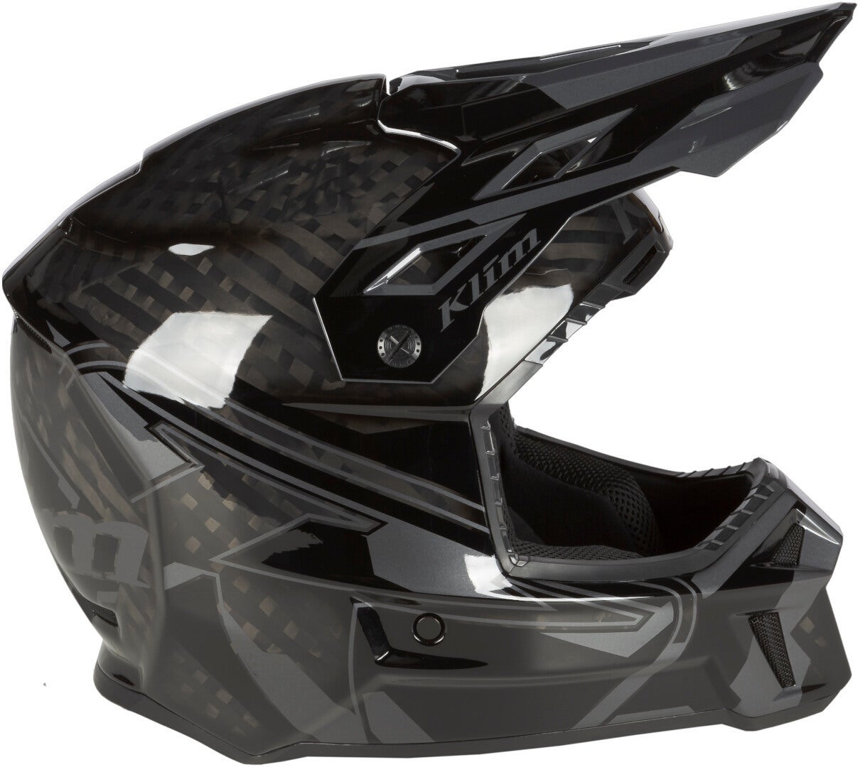 Klim F3 Carbon Pro Ascent Snescooter hjelm sort/grå XXL (62/63) Figur 6