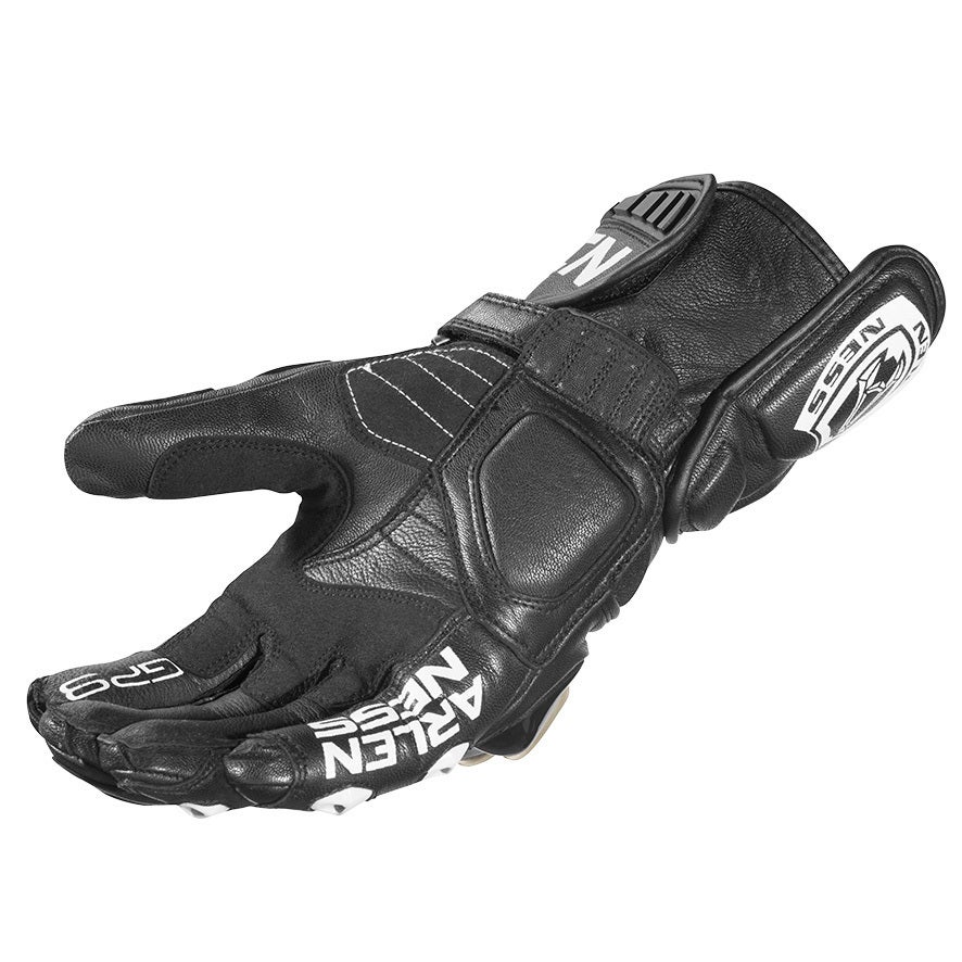 Arlen Ness Sugello Motorcykelhandsker Sort M Figur 4