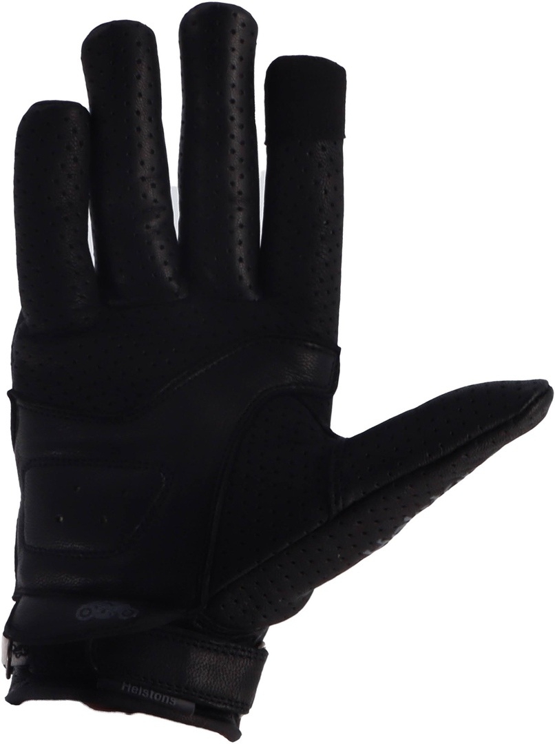 Helstons Wave Air perforerede motorcykelhandsker Sort 9 Figur 2