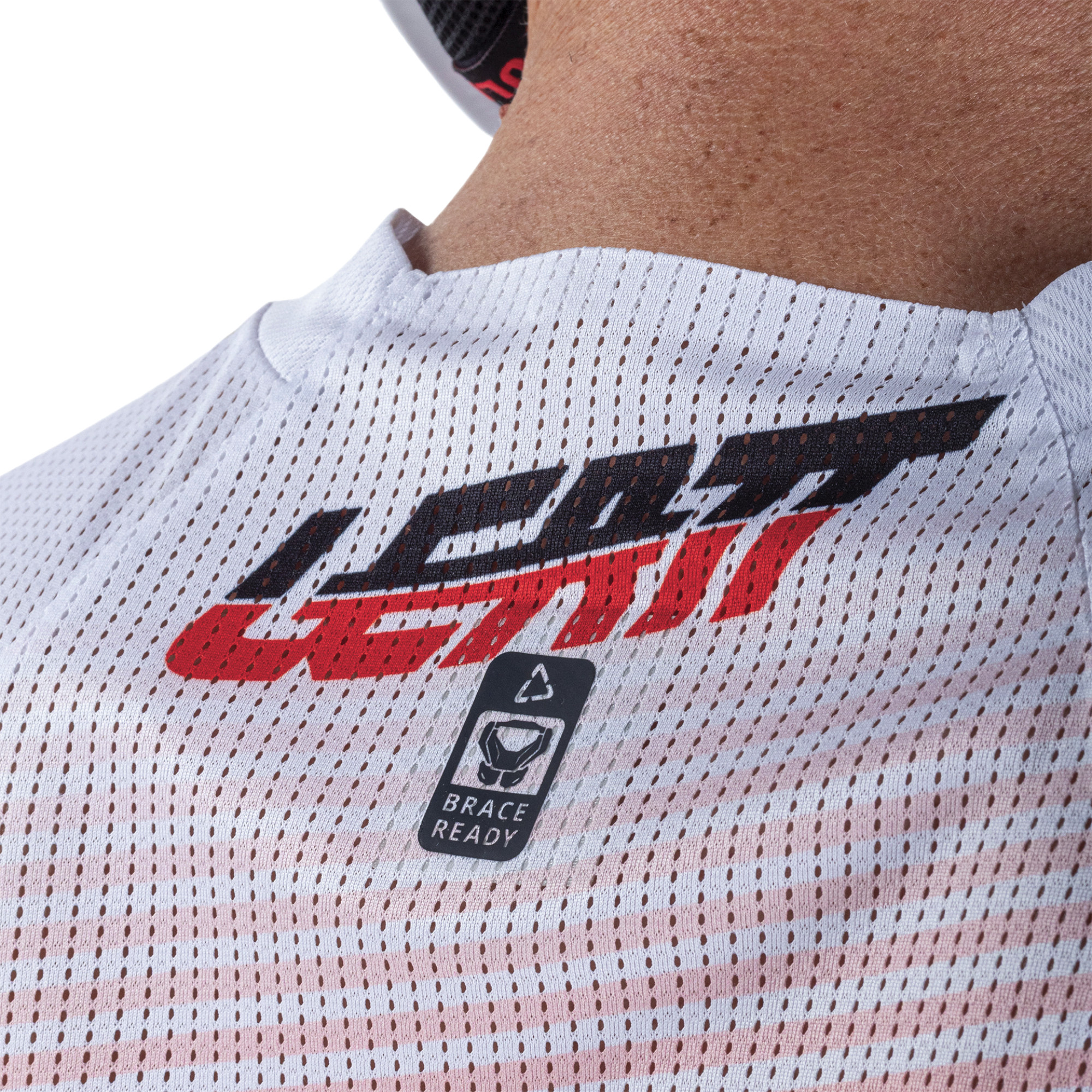 Leatt Moto 4.5 X-Flow V26 Motocross tröja vit/röd/svart 2XL Figur 6