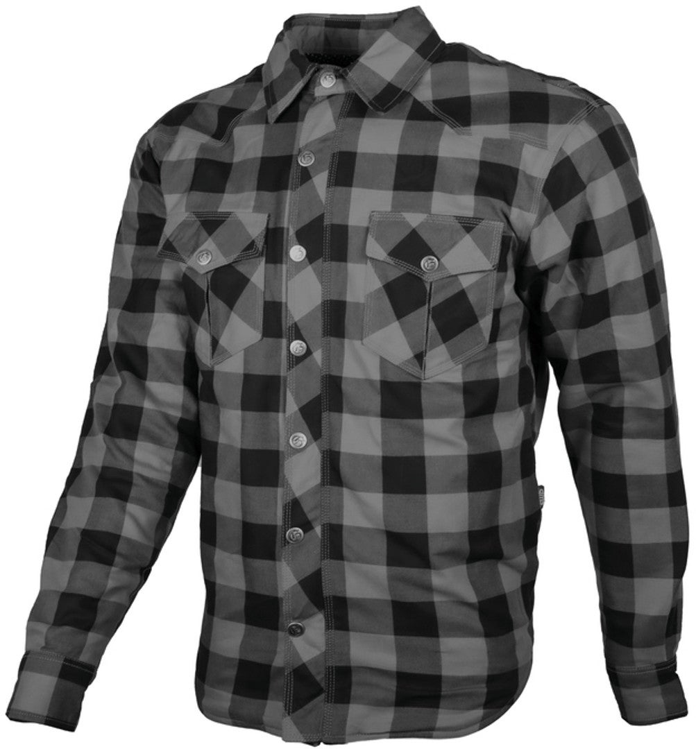 GMS Jaguar Camicia moto nero/grigio 5XL Figura 1